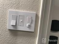 img 1 attached to Snow Lutron Maestro LED+ Motion Sensor Dimmer Switch - No Neutral Required MSCL-OP153M-SW review by Jason Ampongan