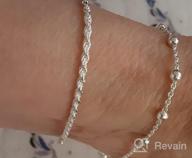 img 1 attached to MiaBella Sterling Italian Bracelet Adjustable Girls' Jewelry and Bracelets review by Arun Siddiqui