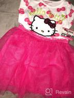img 1 attached to Optimized Search: Adorable Tutu Dress for Girls featuring Hello Kitty review by Pamela Smith