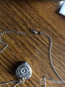 img 7 attached to Ювелирные изделия для кремации из стерлингового серебра - Ожерелье с урной SOULMEET, чтобы лелеять воспоминания и держать близких рядом с собой