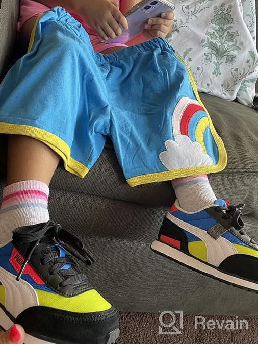 img 1 attached to Revolutionize Style and Comfort with PUMA Unisex-Child Future Rider Sneaker review by Chris Pacino