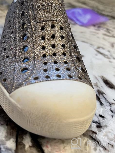 img 1 attached to Unleash your Style with 👟 Native Shoes Jefferson Parachute Speckles for Boys review by Chris Fields