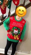 img 1 attached to Youth Cute Shark Christmas Sweater: Festive Boys' Clothing for Winter Holidays review by Dan Weeman