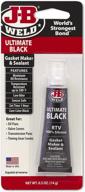 🔧 j-b weld 32509 ultimate black rtv silicone gasket maker and sealant - half ounce logo