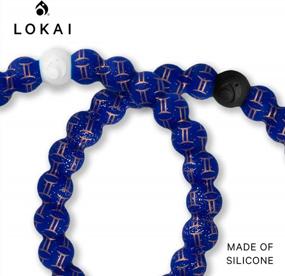 img 3 attached to Lokai Zodiac Sign Silicone Beaded Bracelet - Astrology Fashion Jewelry For Women & Men, Slide-On Fit, Gifts For Women.