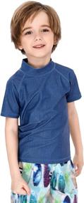img 4 attached to Short Sleeve Protection Guard Pineapple Boys' Clothing - Swim