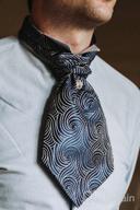 img 1 attached to Stylish HISDERN Polka Dot And Paisley Ascot Ties For Men - Perfect For Weddings And Parties review by Cameron Kennedy