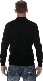 img 2 attached to Warm And Stylish: UGHOLIN Men'S 100% Yak Quarter Zip Knit Sweater