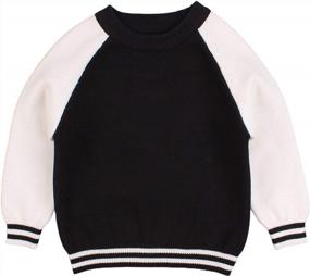 img 4 attached to Cozy Up Your Little Ones With Peecabe’S Knitted Casual Sweaters- Perfect For Infant And Toddler Boys And Girls Aged 1-5 Years!
