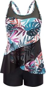 img 3 attached to Kate Kasin Athletic Swimsuit Boyshorts Women's Clothing ~ Swimsuits & Cover Ups