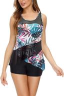 kate kasin athletic swimsuit boyshorts women's clothing ~ swimsuits & cover ups logo