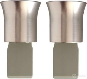 img 1 attached to 🌸 Bath and Body Works 2-Pack Metallic Flare Wallflowers Fragrance Plug with Brushed Finish