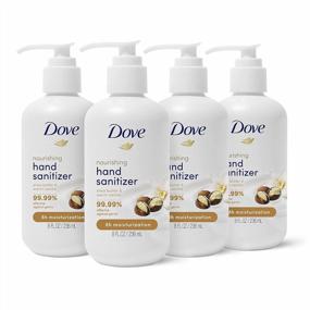 img 4 attached to Dove'S Antibacterial Hand Sanitizer With Moisturizing Shea Butter And Vanilla - Protects Against 99.99% Germs And Lasts For 8 Hours (Pack Of 4)
