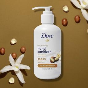 img 1 attached to Dove'S Antibacterial Hand Sanitizer With Moisturizing Shea Butter And Vanilla - Protects Against 99.99% Germs And Lasts For 8 Hours (Pack Of 4)