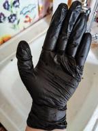 img 1 attached to Disposable gloves, vinyl-nitrile, household, powder-free, black, 100 pcs, 50 pairs, S review by Boyan Radovanov ᠌