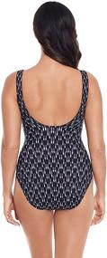 img 2 attached to Miraclesuit Womens Surplice Underwire Swimsuit Women's Clothing ~ Swimsuits & Cover Ups