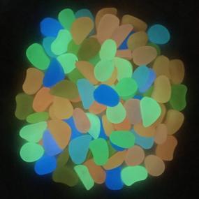 img 2 attached to Фотолюминесцентное флуоресцентное серебристое украшение из булыжника