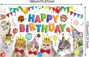 img 3 attached to 🎉 Birthday Backdrop Photography Background Decorations - Optimal Event & Party Supplies for Children's Parties