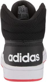 img 2 attached to Adidas Unisex Youth Hoops Black White Girls' Shoes : Athletic