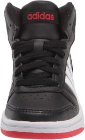 img 3 attached to Adidas Unisex Youth Hoops Black White Girls' Shoes : Athletic