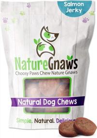 img 4 attached to Nature Gnaws Salmon Treats For Dogs - Fish And Sweet Potato Chew Treats - Simple Natural Delicious Dog Chews - Tasty Training Reward
