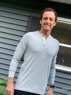 img 1 attached to Men'S Henley Long Sleeve Shirt - Venado Full Motion Stretch Fabric For Comfort And Mobility review by Mardrequs Dorsey