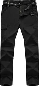 img 4 attached to Men'S Lightweight Waterproof Hiking Pants With Quick-Dry Technology And Belt For Outdoor Adventures