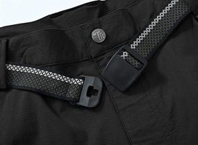 img 2 attached to Men'S Lightweight Waterproof Hiking Pants With Quick-Dry Technology And Belt For Outdoor Adventures