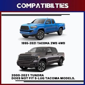 img 1 attached to 2-дюймовые задние подъемные блоки для Toyota Tacoma и Tundra 1995-2021 гг., 2-дюймовый комплект для выравнивания, совместимый с моделями 2000-2021 гг.