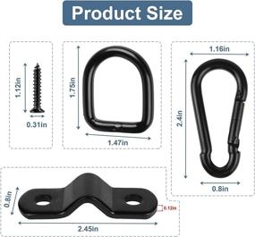 img 1 attached to Capacity Carabiner Trailers Campervan Motorcycles Exterior Accessories