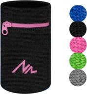 stay active and secure with newzill's zippered wrist wallet for sports and activities logo