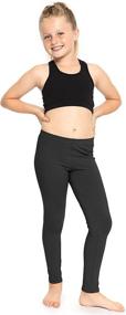 img 3 attached to 🩴 Ultimate Stretch Comfort in Girls' Cotton Leggings: The Perfect Choice for Stylish Girls' Clothing