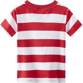 img 3 attached to 👕 Spring Gege Striped T Shirt: A Stylish Choice for Boys' Clothing Tops, Tees & Shirts