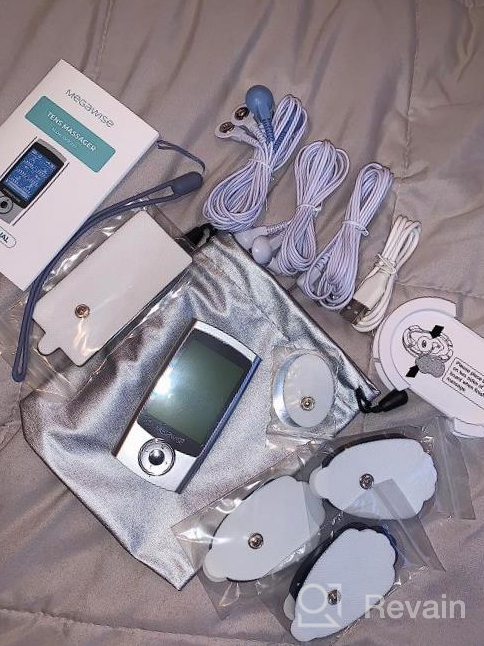 img 1 attached to MegaWise EMS TENS Unit: 48 Modes, 10 Premium Pads For Back Pain Relief Therapy - Dual Channel, Home Use With Gift Options review by Michael Liguori