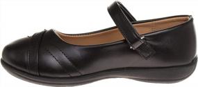 img 2 attached to Classic & Comfortable: JOSMO Mary Jane School Shoes For Girls (Toddler-Big Kid)