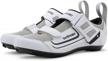 🚲 tommaso veloce ii cycling shoes - stylish ride for men and women - peloton shoes for triathlon, road biking, and indoor cycling - compatible with look delta, spd, and spd-sl cleats - white/black logo