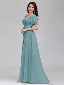 img 2 attached to 👗 Chiffon Bridesmaids Dresses for Women – Ever Pretty Women's Clothing