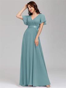 img 1 attached to 👗 Chiffon Bridesmaids Dresses for Women – Ever Pretty Women's Clothing