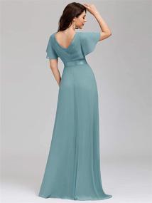 img 3 attached to 👗 Chiffon Bridesmaids Dresses for Women – Ever Pretty Women's Clothing