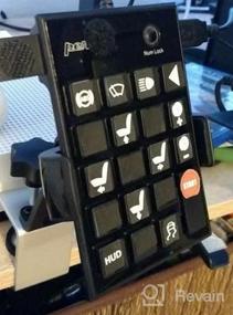 img 6 attached to Perixx Peripad-202H Black Wired Numeric Keypad With X-Scissor Keys, 2 USB Hubs, And Tab Key For Enhanced Productivity