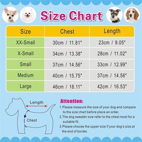 img 2 attached to 🐶 CHBORCHICEN Pet Dog Sweaters Classic Knitwear Turtleneck Winter Warm Puppy Clothing Cute Strawberry Heart Doggie Sweater (Pink, Small) - Improved SEO