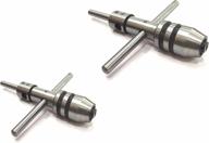 2-pc tap wrench set: 1/16"-1/4" & 1/4"-1/2", perfect for tapping, threading, drilling and lathe work logo