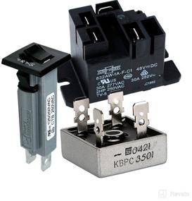 img 3 attached to ⚙️ Golf Cart Charger Repair Kit: Club Car Powerdrive 2 Charger - (1x SPST 30A 48VDC Relay, 1x 30A Rectifier, 1x Breaker Circuit)