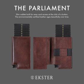 img 1 attached to Ekster Parliament RFID-Blocking Leather Wallet 👛 - Men's Wallets, Card Holders & Money Organizers