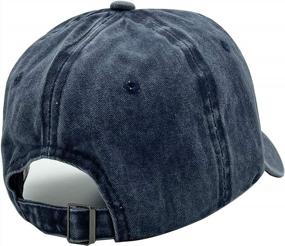 img 3 attached to Waldeal Women'S DIY Vintage Baseball Cap For Distressed Denim Style