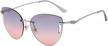 lifoost uv400 oversized metal frame sunglasses for men & women - trendy vintage driving shades. logo