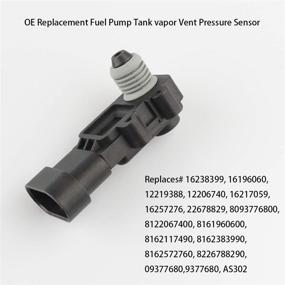 img 3 attached to 🚗 Fuel Tank Pressure Sensor for Chevy, Buick, GMC, Cadillac, Pontiac - Avalanche, Suburban, Express, Impala, Silverado, Tahoe, Sierra, Yukon - EVAP Vapor Vent Fuel Pressure Sensor (16238399)