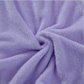 img 1 attached to CLOTHKNOW Фиолетовые фланелевые одеяла для кроватей King Luxury Lavender Большие одеяла для кроватей Фиолетовые королевские одеяла Легкие одеяла и покрывала Уютная диван-кровать Супер мягкий и теплый плюш для взрослых (90 ''X 102 '')