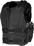 🏍️ speed & strength true grit armored vest - x-large - black: enhanced protection for adventurous enthusiasts logo