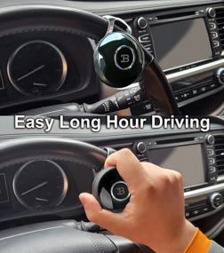 img 2 attached to Upgrade Your Driving Experience With The FOUING BL Steering Wheel Knob Spinner - Non-Slip, Chrome Plated Finish With Metal Ball Bearing And Easy Installation